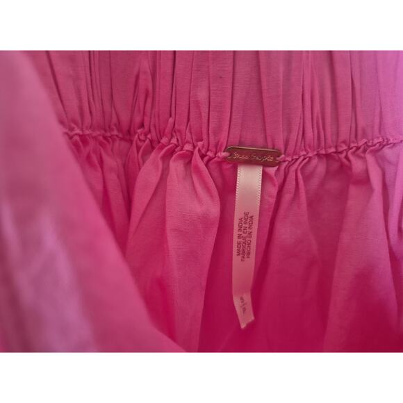 Free People Womens Aurora Pink Ruffled Miki Top Shorts Set Small - Picture 9 of 12